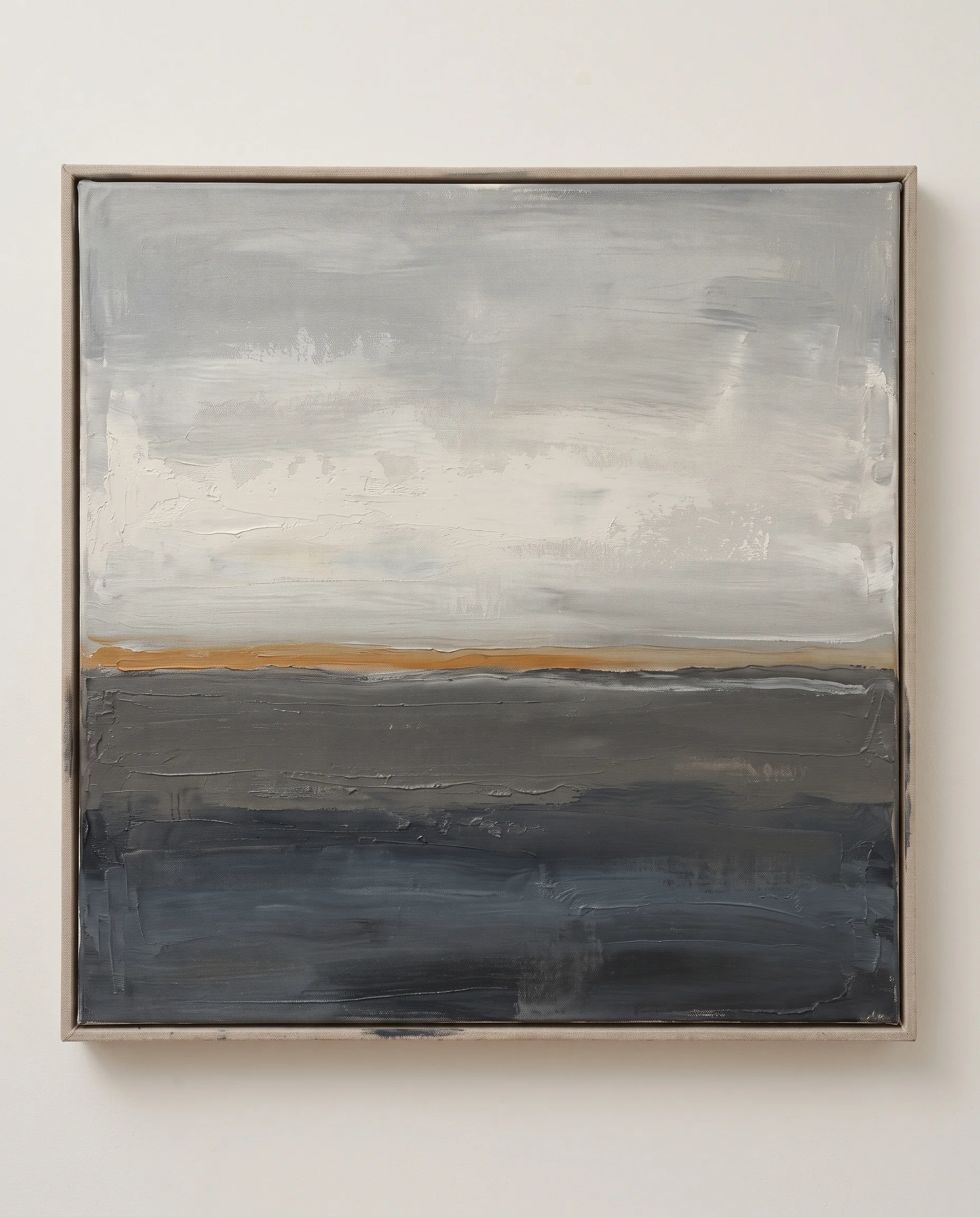 Horizonte Mineral — paisagem abstrata com linha de horizonte